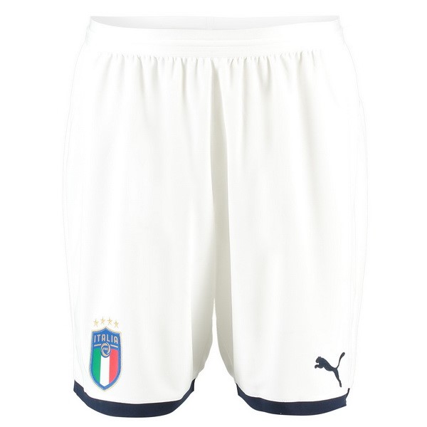 Pantalon Football Italie Exterieur 2018 Blanc